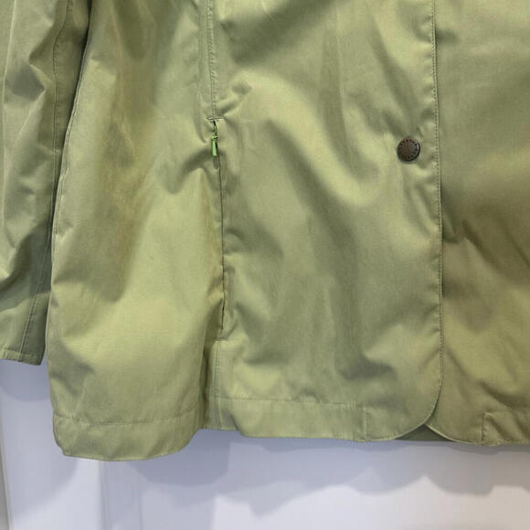 Vintage Barbour Kelsall Jacket Green Women’s Size 12 Medium Pockets PVC L2761 - Picture 5 of 15